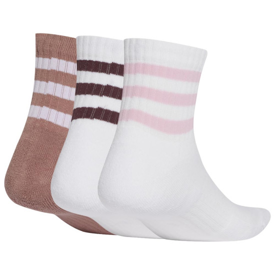 Adidas Κάλτσες 3-Stripes Cushioned Socks 3 pairs